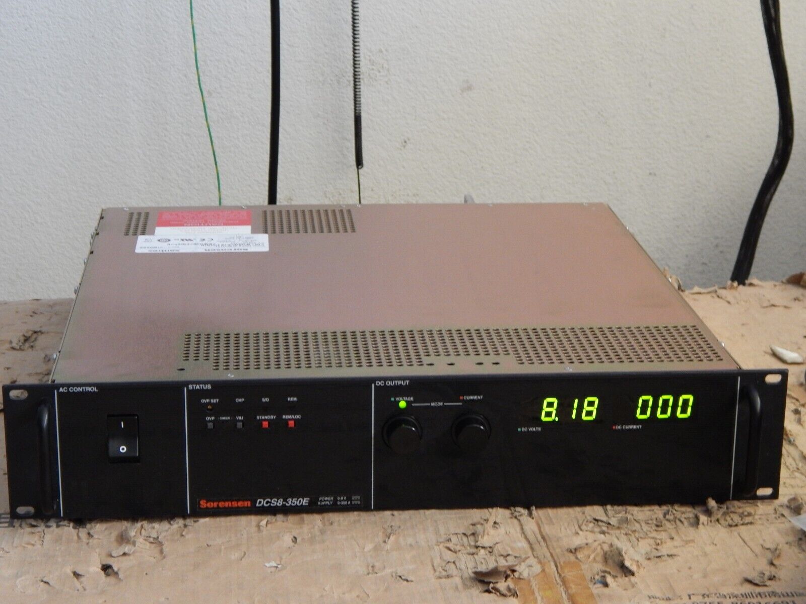 Sorensen DCS8-350E M131 Ethernet Power Supply Mint!! Sorensen DCS8-350E M131 Ethernet Power Supply Mint!!